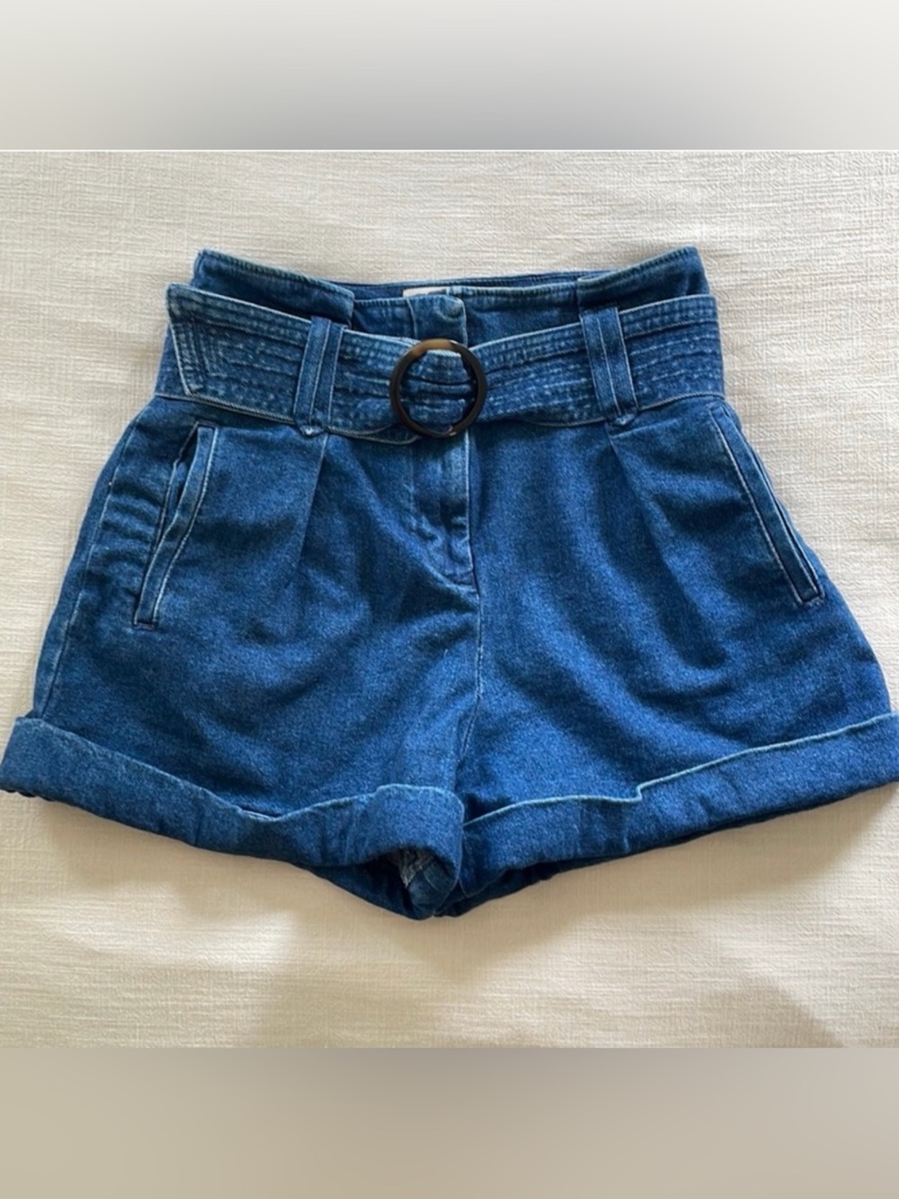 Sezane Rome Shorts - dark blue denim 36 / 4